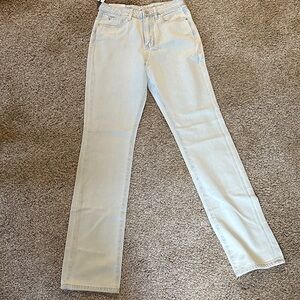WeWoreWhat Light Blue Straight Leg Jeans